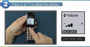 Panasonic - Telephones - Function - Adjust the handset ringer volume. Models listed in Description.