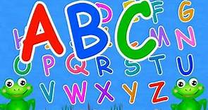 ABC Song with Fun bubbles. Learning Letters from A to Z