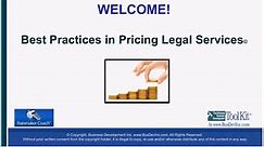 Best Practices in Pricing Legal Services©