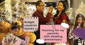 Surprise Plan for Parents 25th Wedding Anniversary Celebration | Silver Jubilee Celebration Ideas