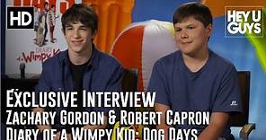 Zachary Gordon & Robert Capron Exclusive Interview - Diary of a Wimpy Kid: Dog Days