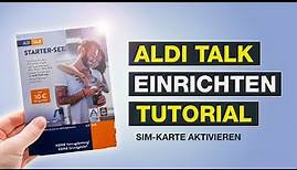 Aldi Talk SIM-Karte aktivieren und registrieren | Aldi Talk anmelden | Starter Set - Testventure