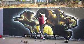 AEK Athens Legend Thomas Mavros Immortalised in Graffiti
