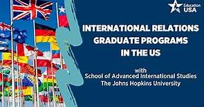 International Relations Graduate Programs in the U.S.