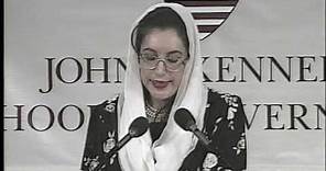 Benazir Bhutto Address