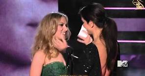 Scarlett Johansson and Sandra Bullock Kiss