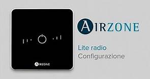 Termostato Airzone Lite radio: Configurazione iniziale