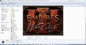 How to install Age of Empires 3 and Expansion packs: Warchiefs, Asian Dynasties