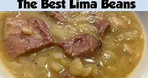 Best Lima Beans Ever | How to cook Lima Beans | Butter Beans Recipe | Lima Beans and ham hocks
