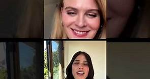 Emily Deschanel and Michaela Conlin Instagram Live on April 8 2021 with Vulture