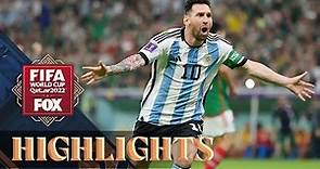 Argentina vs. Mexico Highlights | 2022 FIFA World Cup