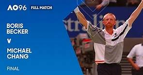 Boris Becker v Michael Chang Full Match | Australian Open 1996 Final