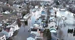 Emergencia en Nueva Jersey por inundaciones. Numerosas familias fueron evacuadas
