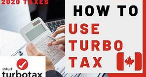Turbo Tax Tutorial 2021 for 2020 Taxes | How to File Taxes in Canada | Canada Taxes