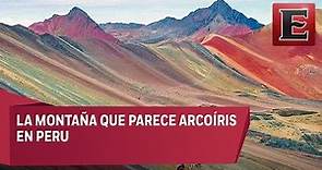 La impresionante montaña de siete colores en Perú