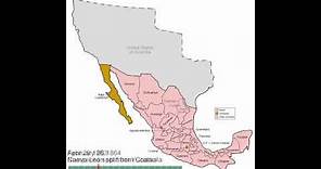 Mexico States Evolution