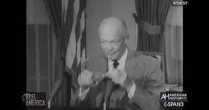 60 Years Ago: Pres. Eisenhower on Little Rock School Integration 9-24-1957