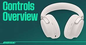 Bose QuietComfort Ultra Headphones – Controls Overview