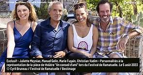 Marie Fugain et Christian Vadim, des futurs mariés scrutés par Chantal Ladesou et son mari
