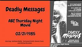 Deadly Messages : 1985 ABC Thursday Night Movie