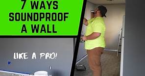 How to Soundproof a Wall - 7 Easy DIY Ways!