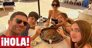Así es la familia de Xabi Alonso, su principal apoyo en Alemania