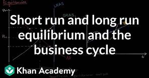 Short run and long run equilibrium and the business cycle | AP Macroeconomics | Khan Academy
