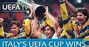 Highlights: Italy’s nine UEFA Cup triumphs