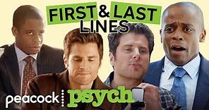 First and Last Lines Spoken By the Psych Cast | Psych