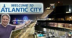 Walking the ENTIRE Atlantic City Boardwalk - LATE NIGHT 4K | Talking Casino History