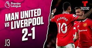 Highlights & Goals: Manchester United vs. Liverpool 2-1 | Premier League | Telemundo Deportes