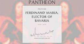 Ferdinand Maria, Elector of Bavaria Biography - Elector of Bavaria from 1651 to 1679