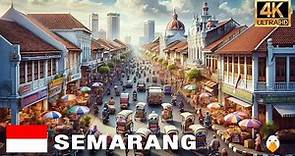 Semarang, Indonesia🇮🇩 Real Ambience in Semarang Old Town (4K HDR)
