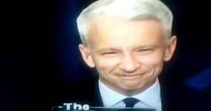 Anderson Cooper loses it on CNN. Laughing
