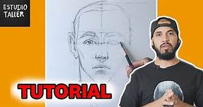 Como Dibujar el rostro humano TIEMPO REAL