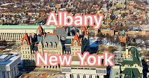 Driving Downtown, Albany, NY - the Capital of New York State