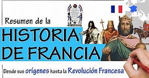 Historia de FRANCIA - Resumen | Desde sus orígenes hasta la REVOLUCIÓN FRANCESA.