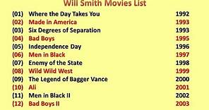 Will Smith Movies List