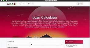 Loan Calculator: How to Calculate Your Monthly Payment and Interest"