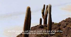 Bolivia, a landlocked country in South America, .