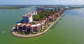Aerial Footage of the Isles of Capri and the Marco River