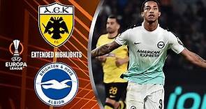 AEK Athens vs. Brighton: Extended Highlights | UEL Group Stage MD 5 | CBS Sports Golazo - Europe
