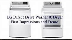 👕 LG High Efficiency Top Loader and Dryer || Review and Demo 👕
