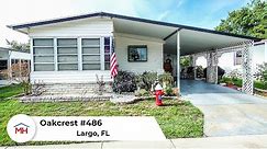 Very Nice Mobile/Manufactured Home For Sale in Oakcrest MHP Lot 486 Largo, FL