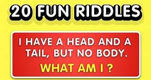 20 Riddles For Kids With Answers | Easy & Fun Riddles for Children