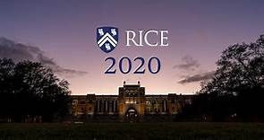 The year in review at Rice University 2020