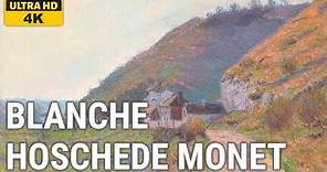 Blanche Hoschede Monet: A collection of 10 artworks with title and year [4K]