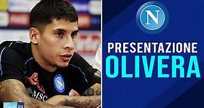 Mathias Olivera in conferenza stampa: presentazione ufficiale SSC Napoli 🎙 VIDEO INTEGRALE