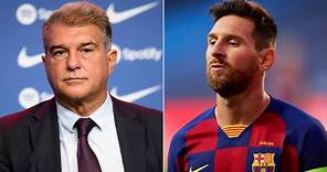 Joan Laporta makes a staggering ADMISSION about Lionel Messi…