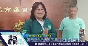 世新新聞 嘉義市立委選舉 王美惠24日完成登記